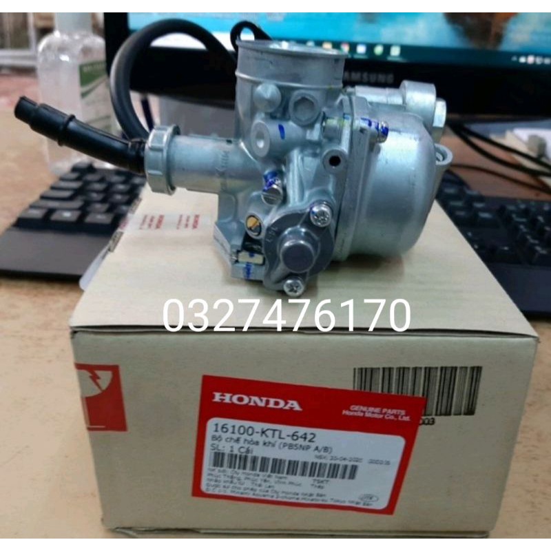 bình xăng con, chế Hòa khí xe Wave A, RS, S100 zin honda