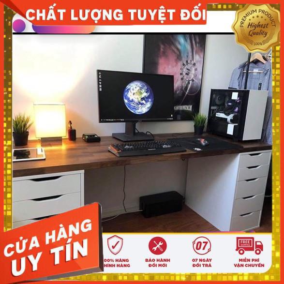 Bàn Ikea 2 hộc tủ, Bàn Làm Việc, Học Tập, Chơi Game, Bàn Máy Tính, Ngăn kéo, kích thước dài, bền, đẹp, bảo hành 12 tháng