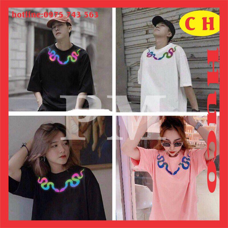 áo thun thụng phản quang vòng cổ rắn trơn,phông hè ngắn tay chất cotton mềm mát form rộng unisex freesize nam nữ mặc đôi
