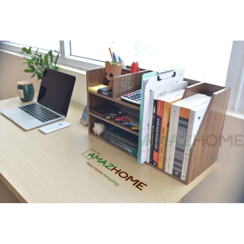 Kệ Tài Liệu Để Bàn Bằng Gỗ, Để Các loại Giấy Tờ Tài Liệu Văn Phòng BS01 | BigBuy360 - bigbuy360.vn