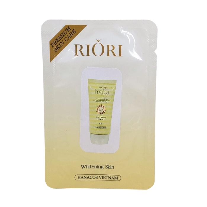 (DẠNG GÓI) Kem Chống Nắng SPF 50 PA +++ RIORI SUN CREAM - 1.5g