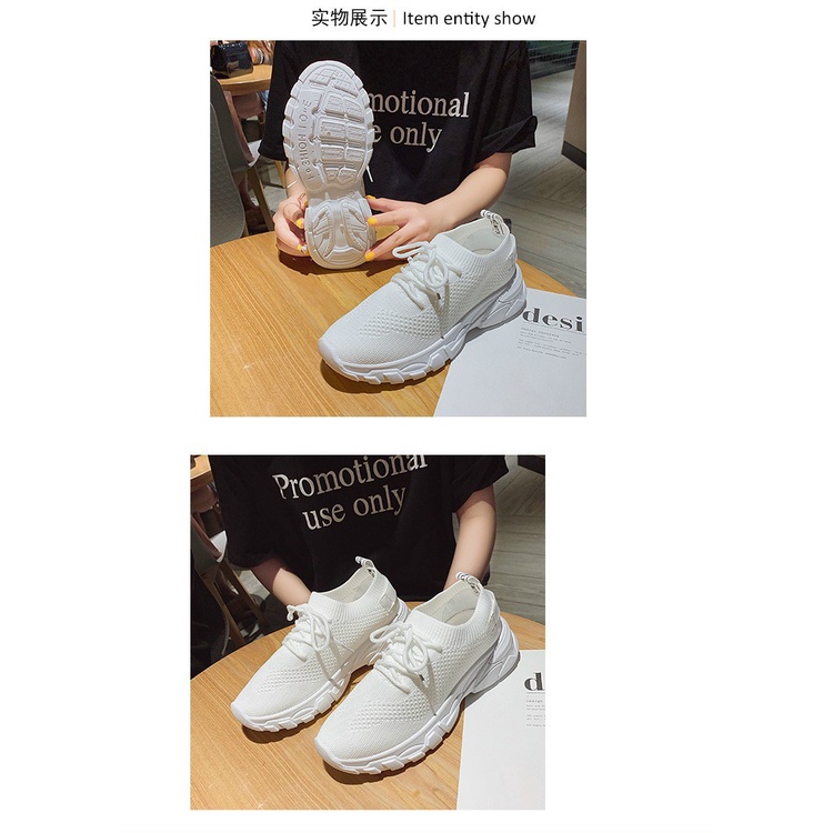 Giày thể thao ❤Freeship❤ Giày nữ cổ chun thoáng khí mùa hè