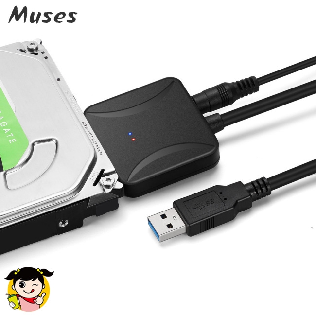 USB 3.0 to 2.5" 3.5" SATA III HDD SSD Hard Disk Drive Adapter Cable Converter