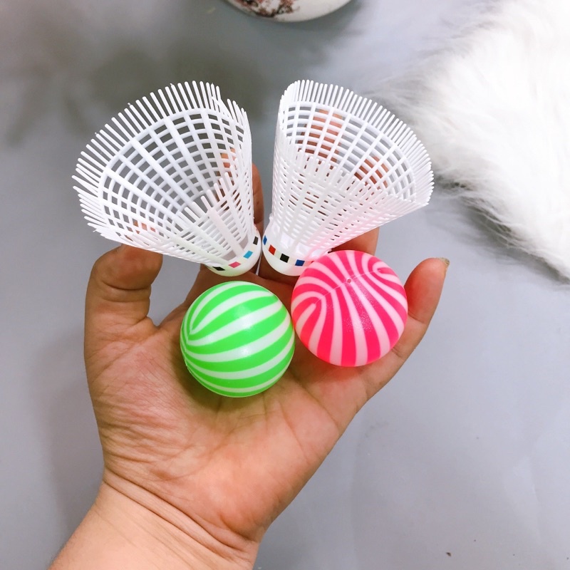 Đồ chơi Vợt Cầu lông kiêm Vợt Tennis bằng Nhựa cho Trẻ em - Giúp bé vận động và vui chơi