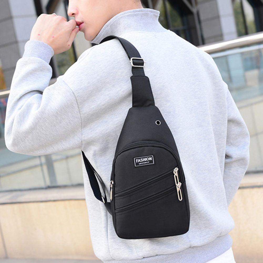 Balo Đeo Chéo Ngực Bằng Vải Oxford Nhẹ Đa Năng