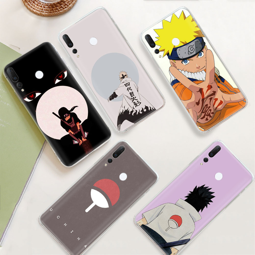 Ốp Điện Thoại Trong Suốt Hình Anime Uchiha Sasuke Cho iPhone 5 6S XR 7 11 5S 8 6 Pro SE Plus Max Ty67