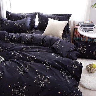 [Thanh lý hàng] Bộ Chăn Phao Ga Gối Poly Set 5 Món mẫu Bơ xanh