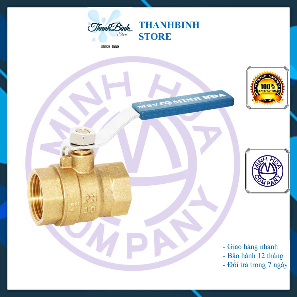 VAN BI ĐỒNG TAY GẠT MINH HOÀ PHI 21MM/ 27MM- HÀNG CHÍNH HÃNG