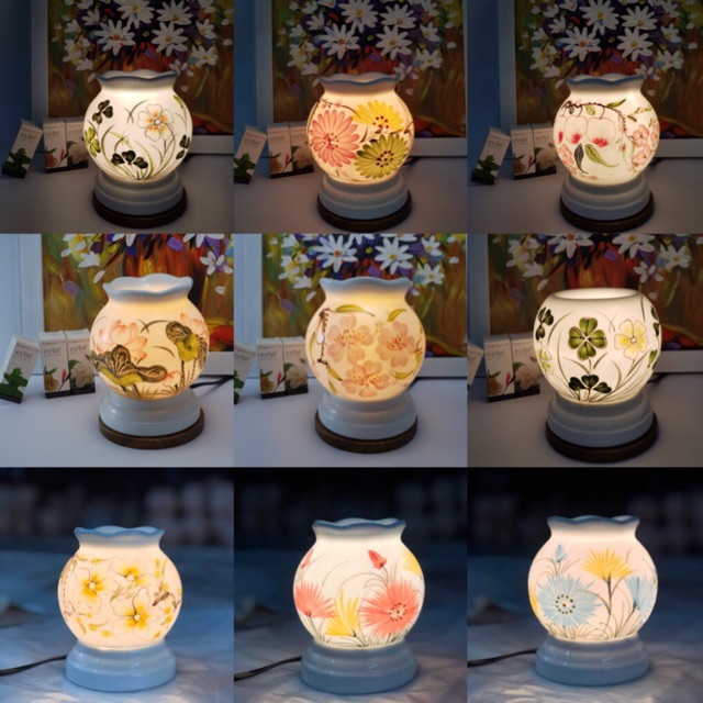 Đèn xông tinh dầu Bát Tràng giao mẫu ngẫu nhiên