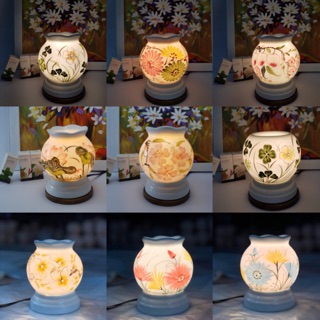 Đèn xông tinh dầu Bát Tràng giao mẫu ngẫu nhiên