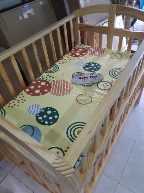 Nệm cao su thiên nhiên 62 x 110 tặng drap bọc