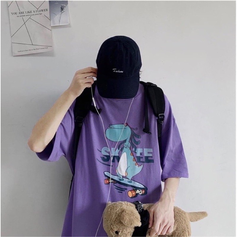 Áo phông cú mèo chùm mông thụng rộng unisex basic siêu đẹp