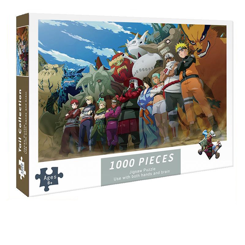 Bộ Tranh Ghép Xếp Hình 1000 Pcs Jigsaw Puzzle Naruto Vĩ Thú Và Các Jinchuuriki Bản Đẹp Cao Cấp-H58