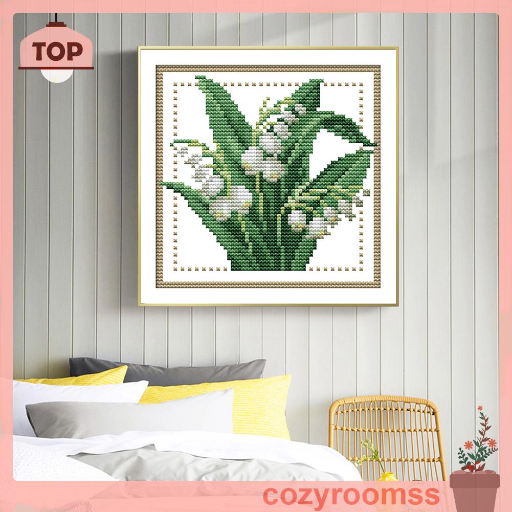 (canvas no printing)  Bộ Tranh Thêu Chữ Thập Họa Tiết Twelve 14ct Độc Đáo Trang Trí Nhà Cửa Diy