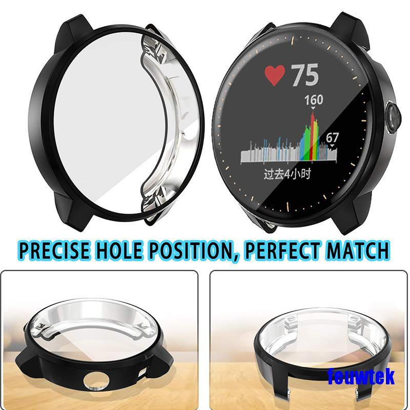 [COD]Silicone Shell Screen FilmFor Garmin vivoactive 3 Music Anti Scratch Cover