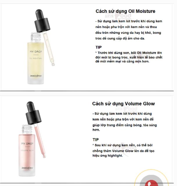 Kem lót đa chức năng- innisfree my drop