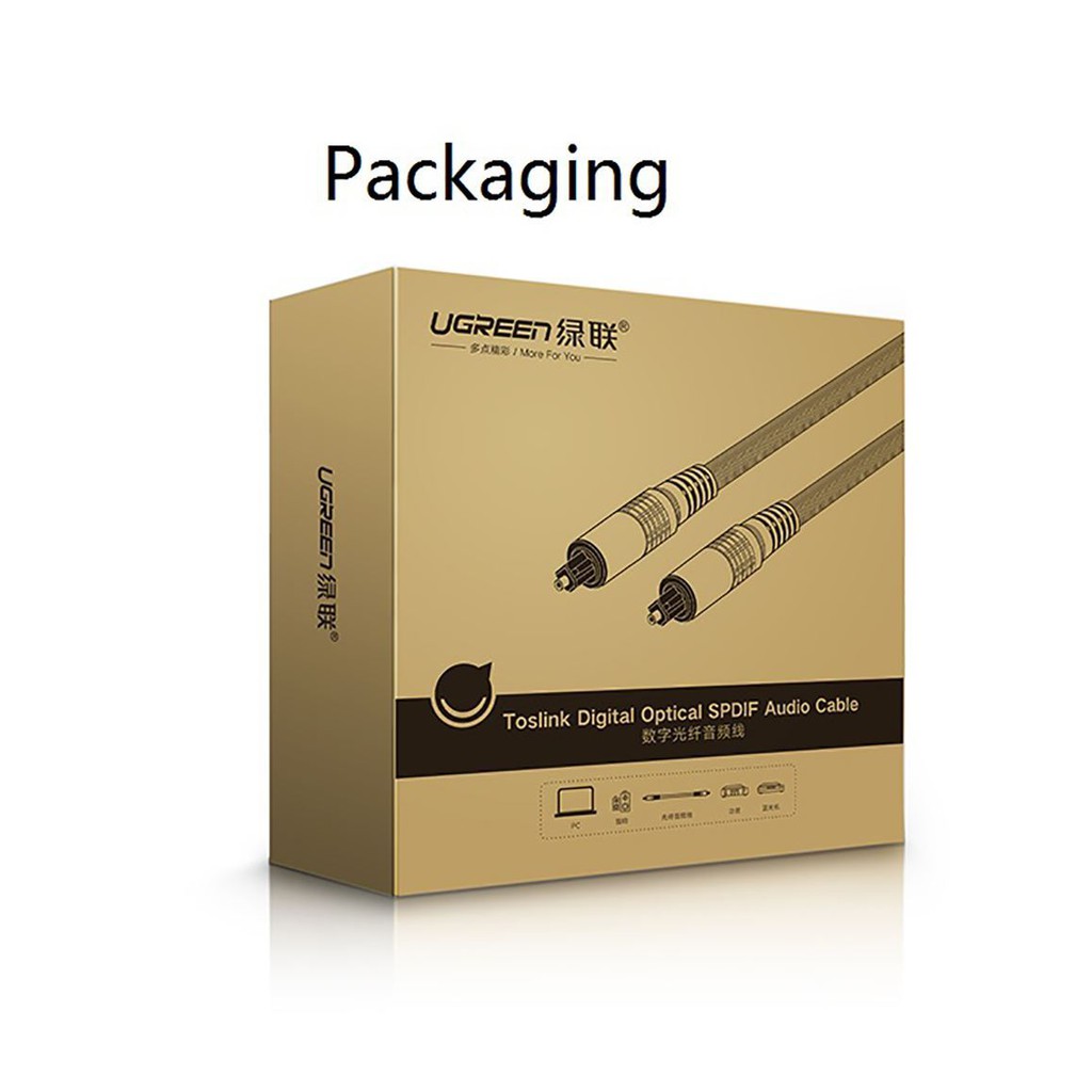 Cáp Âm Thanh Sợi Quang Vỏ Nhôm Ugreen AV108 Chính Hãng