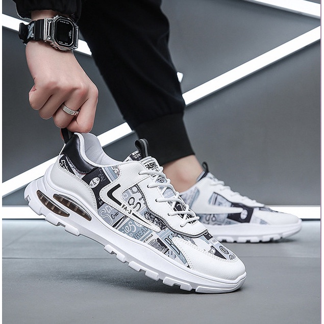 Giày sneaker nam FA-3 đế đệm khí siêu ngầu phong cách 2022
