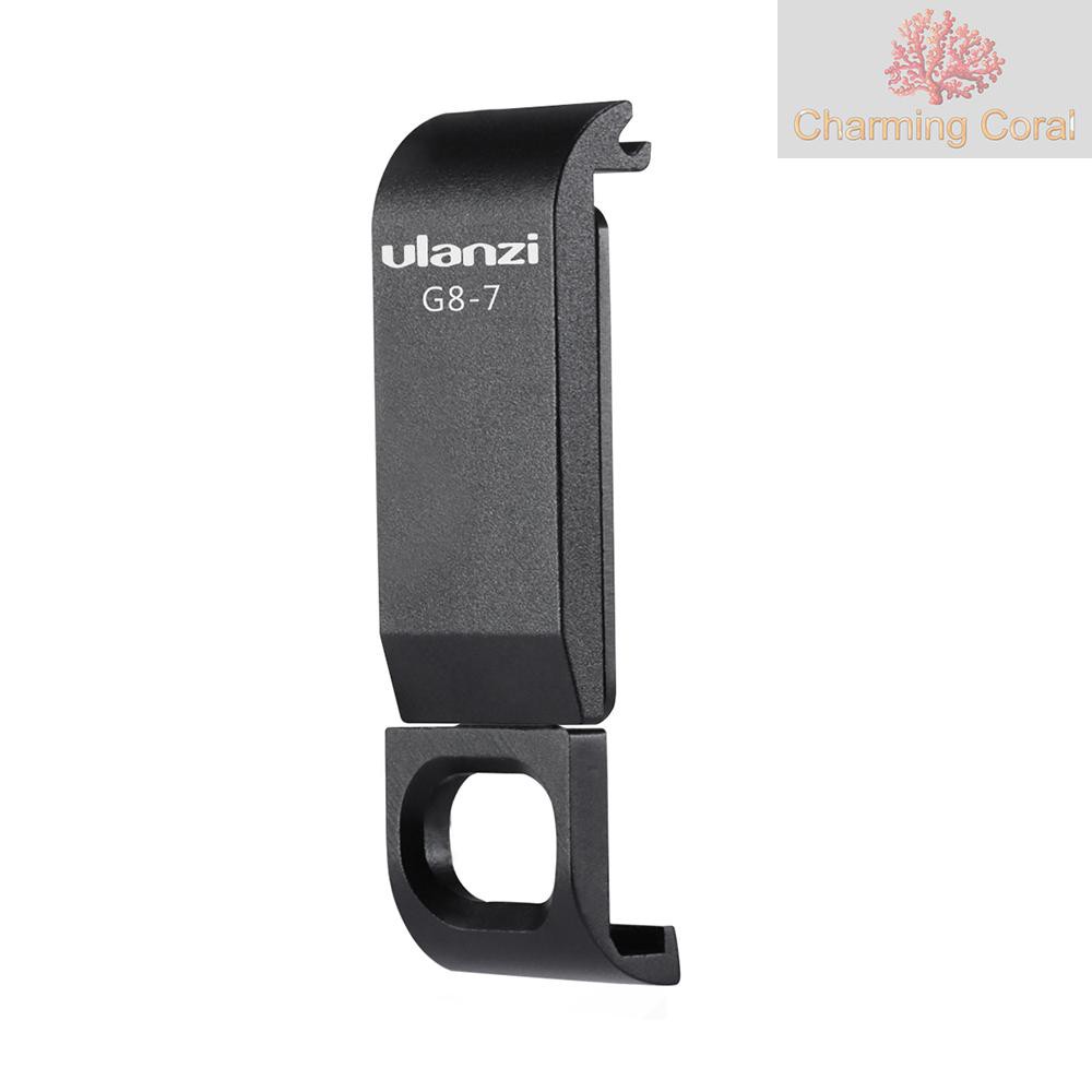 CTOY ulanzi G8-7 Action Camera Battery Cover Lid Removeable Type-C Charging Port Adapter Aluminum Alloy Compatible with GoPro Hero Black 8 | BigBuy360 - bigbuy360.vn