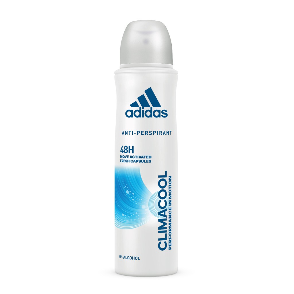 Xịt Khử Mùi Toàn Thân Nữ Ngăn Mồ Hôi Adidas Climacool 150ml | Thế Giới Skin Care