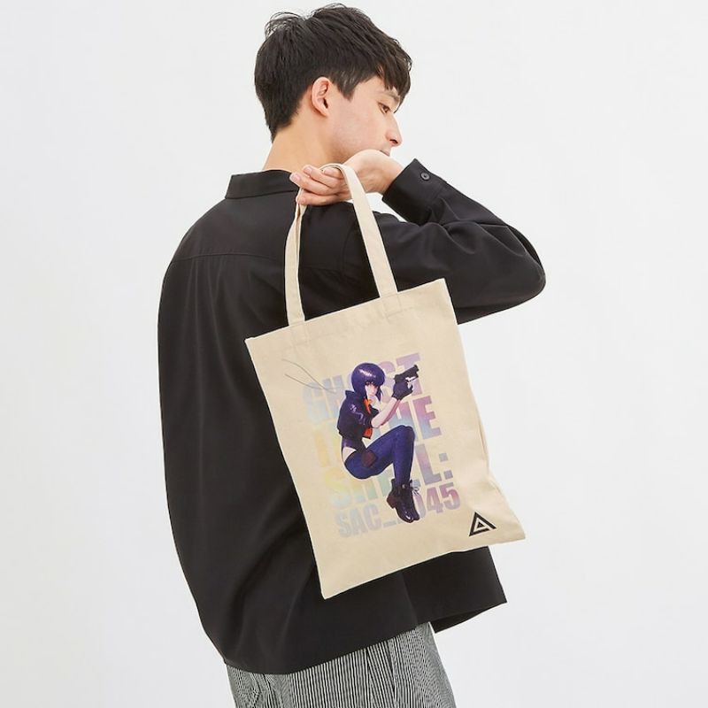 Túi xách vải thời trang Ghost in the Shell dễ thương của GU - Nhật