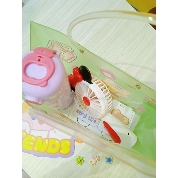 TÚI NHỰA DẺO HOẠT HÌNH CUTE 18x25