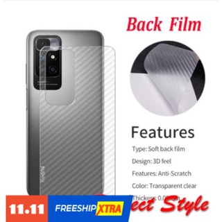 Dán carbon Redmi note 12 4g 5g pro plus explorer redmi note 10 pro note 11 note 11 pro note 11s quốc tế Chống vân tay