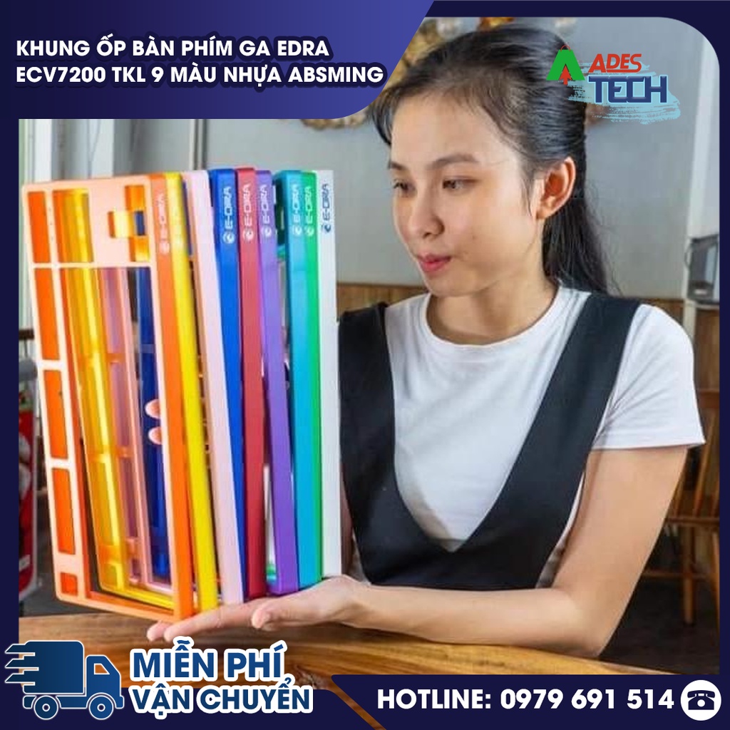 KHUNG ỐP BÀN PHÍM GA EDRA ECV7200 TKL 9 MÀU NHỰA ABSMING - Chuyên Dùng Dòng E-DRA EK387 SIÊU XINH