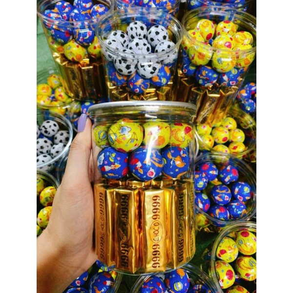 500gr kẹo socola mix đủ hình lộn xộn