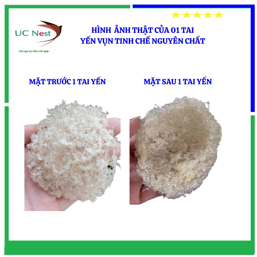 Tổ Yến Tinh Chế Vụn Nguyên Chất Nha Trang Sét 10gr