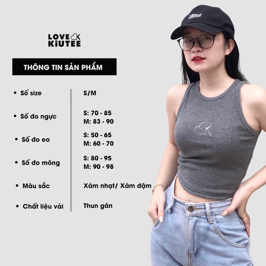 Nguyên bộ áo croptop và quần đùi LOVEKIUTEE