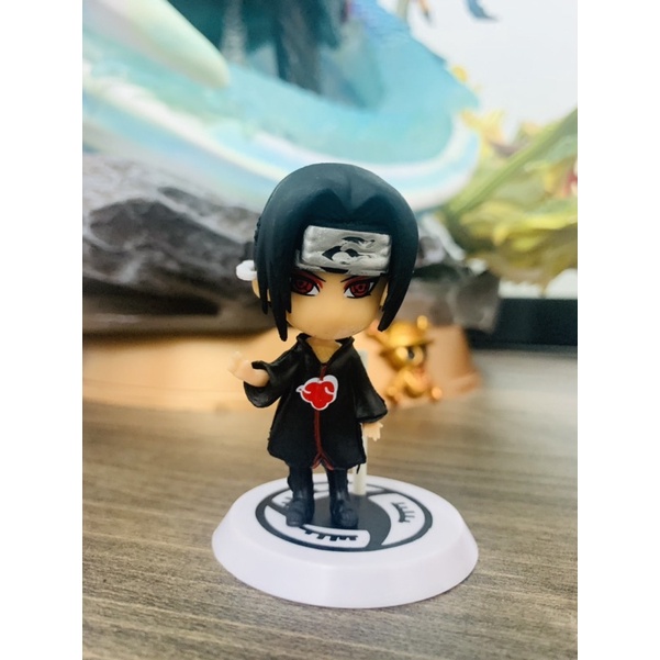 Rẻ Nhất Shopee Bộ sư tập Mô Hình Naruto Itachi, Sasuke ChiBi Siêu Đẹp