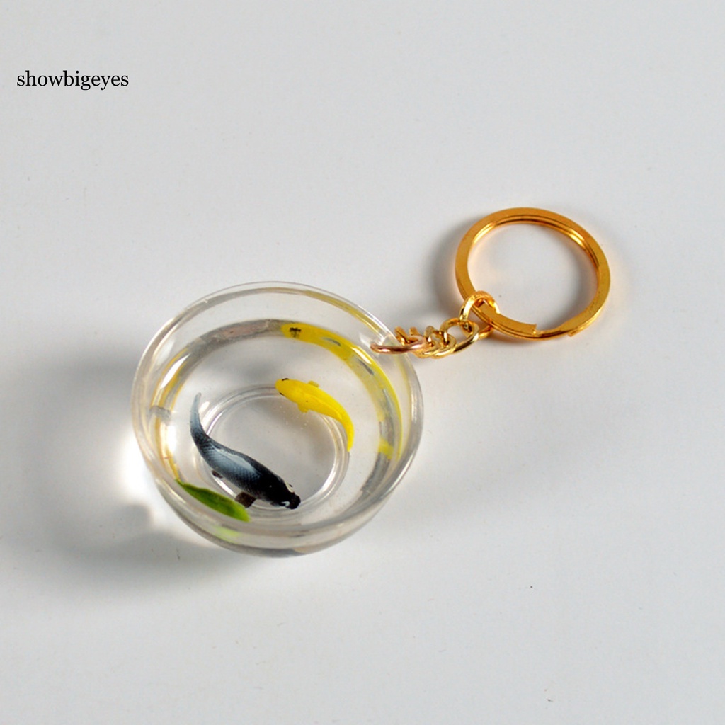 Móc khóa hình cá Kois may mắn mini thân thiện với môi trường