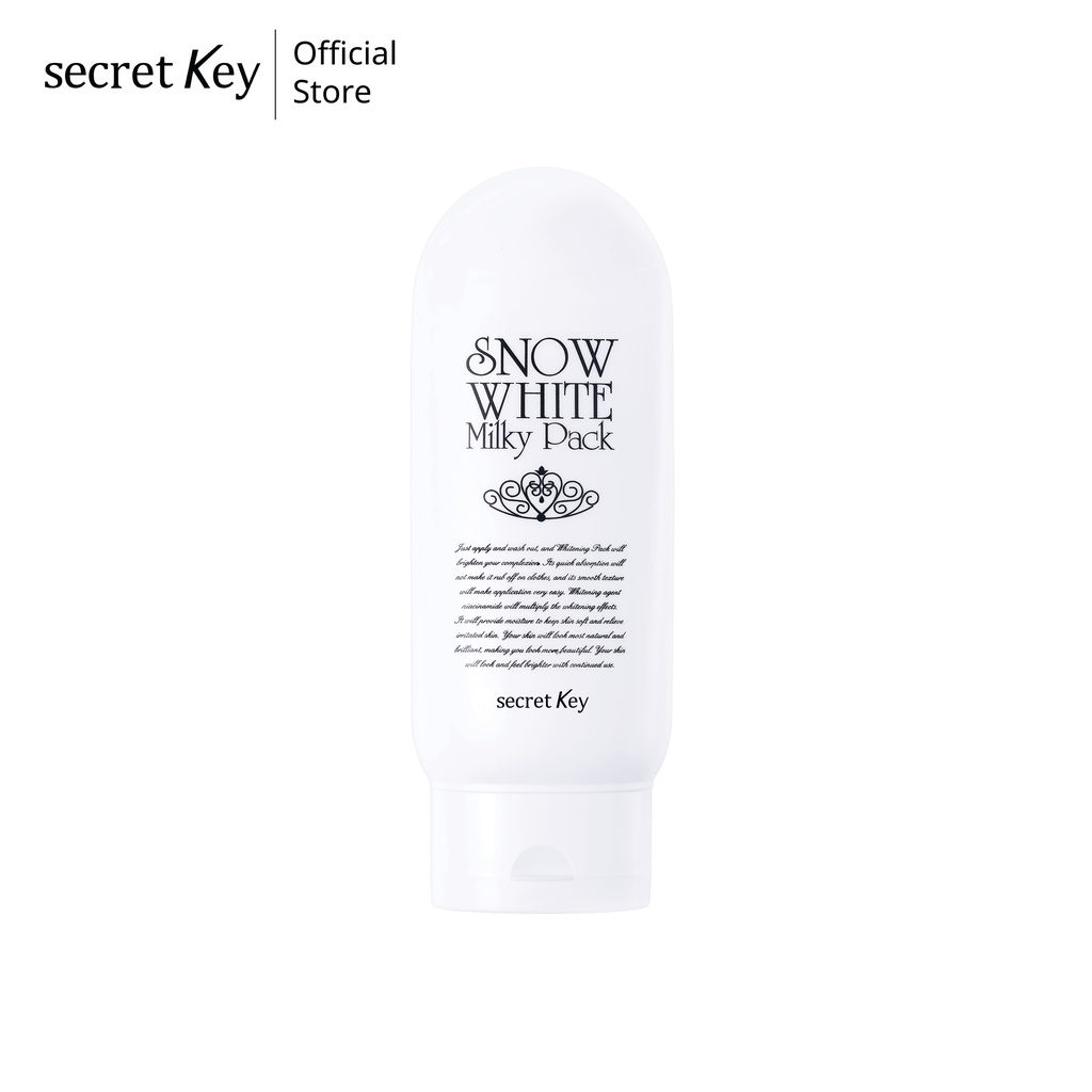 Kem ủ trắng da Secret Key Snow White Milky Pack 200g