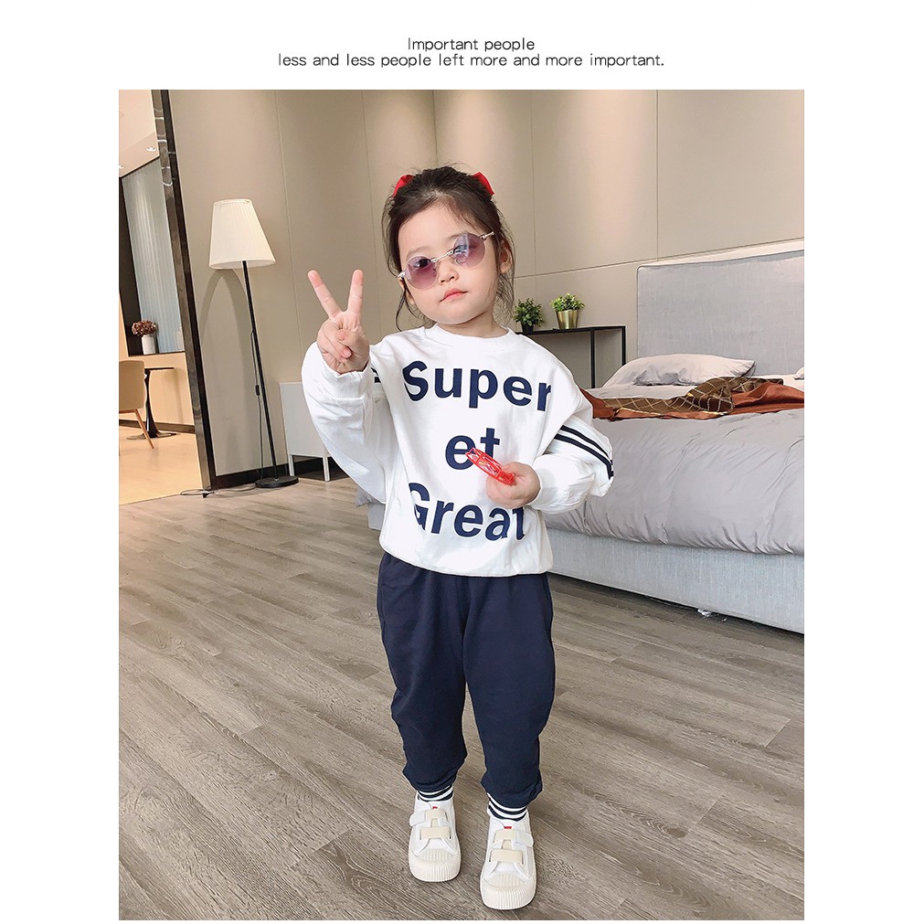 [SALE BTG19⚡Size100-140 (12-35kg)⚡set bộ thể thao trai/gái⚡Thời trang trẻ Em hàng quảng châu freeship