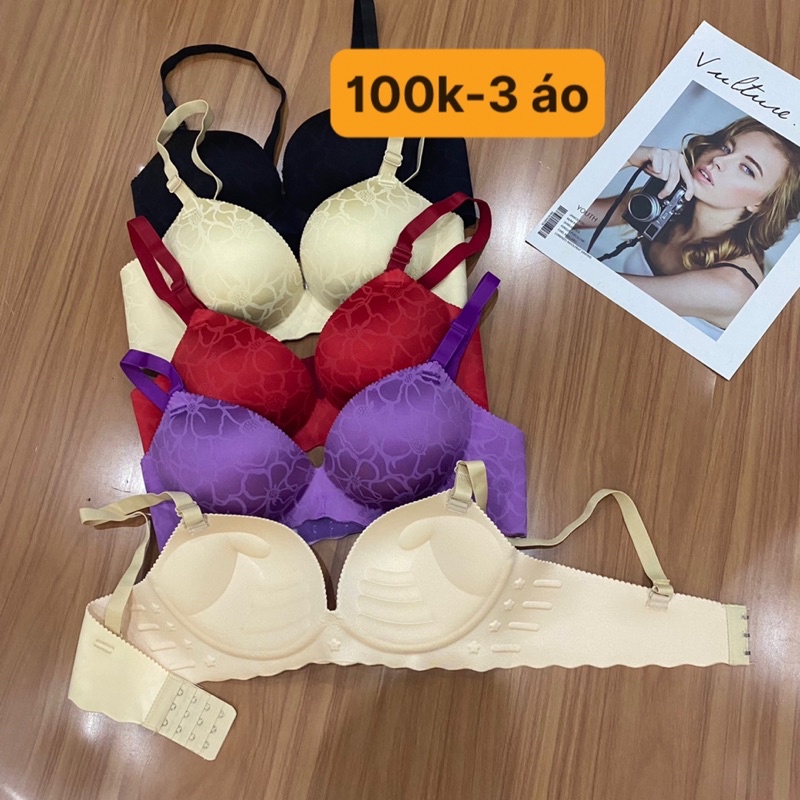 Combo 3 áo su đúc không gọng siêu êm nâng ngực