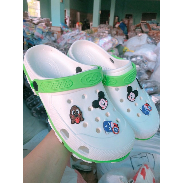 Dép sục nữ tặng kèm 6 sticker  siêu xinh