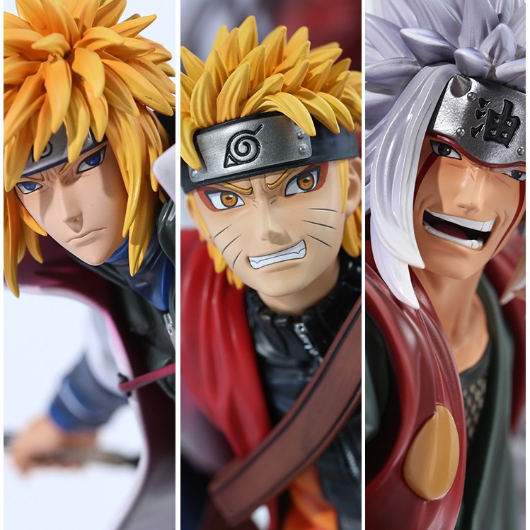 Mô hình Naruto, Jiraiya, Minato bộ 3 nhân vật anime