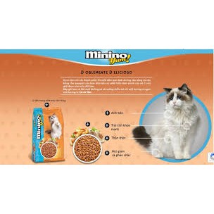 Freeship 99k - Thức ăn mèo minino YUM 350g