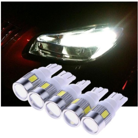 Bóng LED T10 cao cấp đèn xi nhan demi soi biển số công suất cao siêu sáng xe hơi ô tô tương thích Toyota Vios Innova