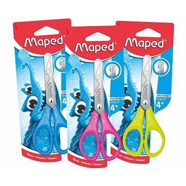 Kéo Học Sinh Maped Thép Không Gỉ - Đầu Tròn An Toàn Sử Dụng
