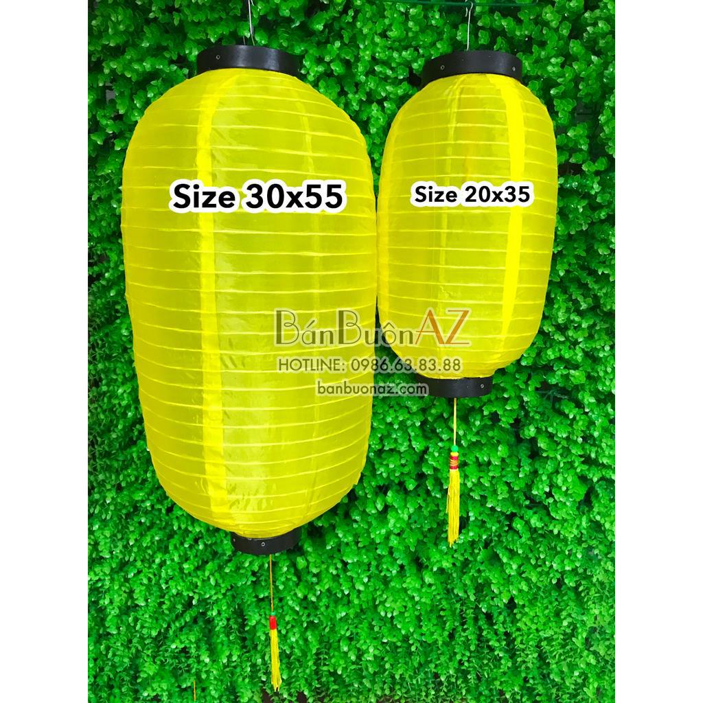 Đèn lồng trụ vẽ hoa mai đào trang trí nhà hàng sân vườn festival lễ tết tiệc cưới