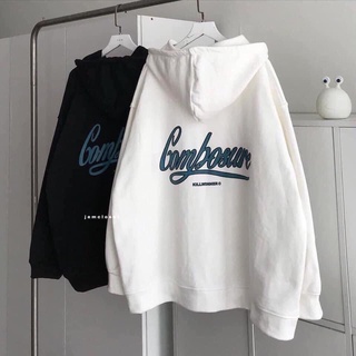 Áo khoác nữ chữ lưng xanh kéo khóa UNISEX, Áo khoác hôdie nam nữ lên chuẩn form