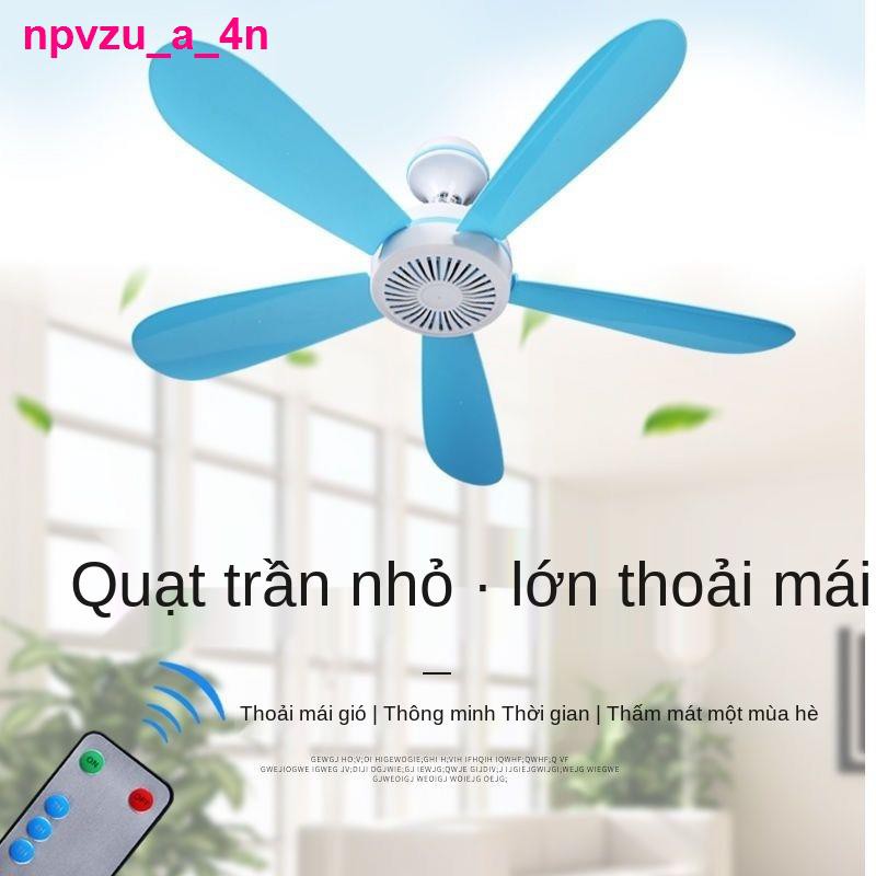 Quạt điệnquạt trần 3 cánh tản nhiệt lớn, cửa lưới chống muỗi, nhỏ, nhựa gia đình lá loại vừa có thể treo trên giườ