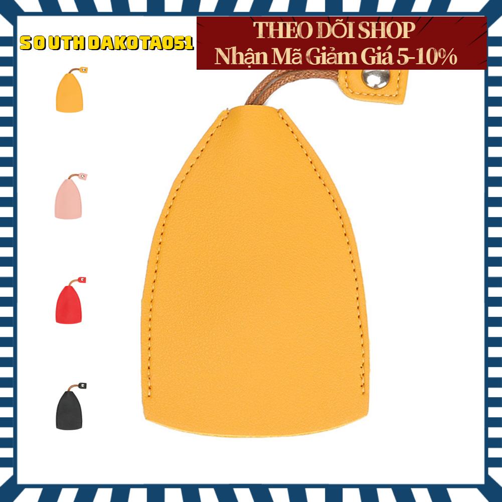 Southdakota051 Hộp đựng chìa khóa ô tô Loại kéo thời trang PU Dễ thương Chìa Fob Bảo vệ Túi