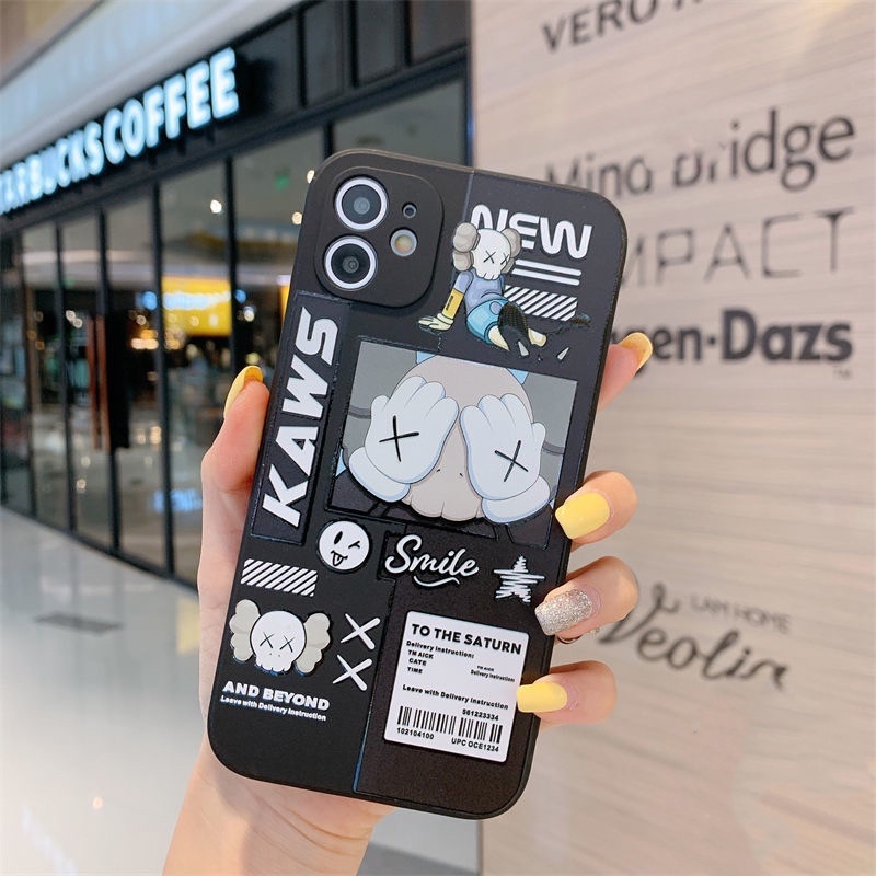 Ốp Điện Thoại TPU Silicon Mềm Hình Kaws Sesame Street Redmi Note 12 12 Pro 5G 11 Pro Redmi 12C 10C A1 10A 9C 9T 9A Note 10 5G Note 10S POCO X5 Note 9 Note9S Note8 Note7