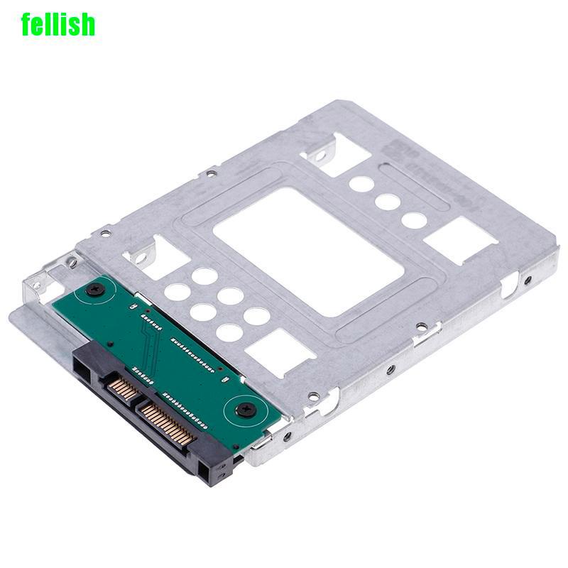 [Fellish] 2.5" ssd sas to 3.5" sata hard disk drive hdd adapter caddy tray hot swap plug Fei