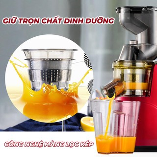 Máy ép chậm HongXin RH312 - Hàng nhập khẩu Hàn Quốc, Máy ép trái cây, hoa quả cực khô, Bảo hành 2 năm.