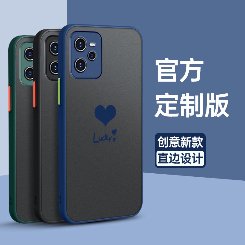 Ốp điện thoại cứng trong suốt chống sốc thích hợp cho Realme C35
