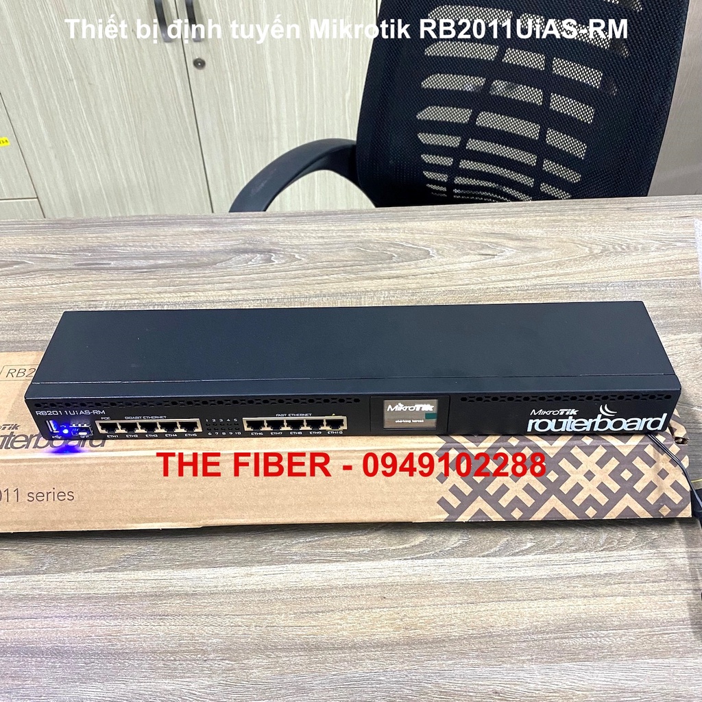 Mikrotik RB2011UiAS-RM - Router cân bằng tải - Load balancing - RouterOS
